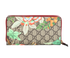 Gucci Floral & GG Zip Long Wallet, back view